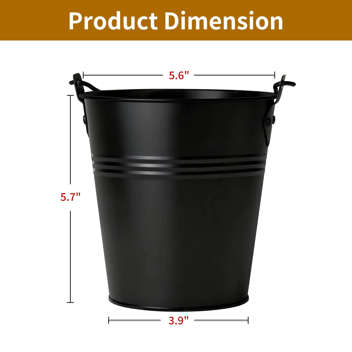 Rixordd grease bucket interior view with nonstick coating for easy grease removal.