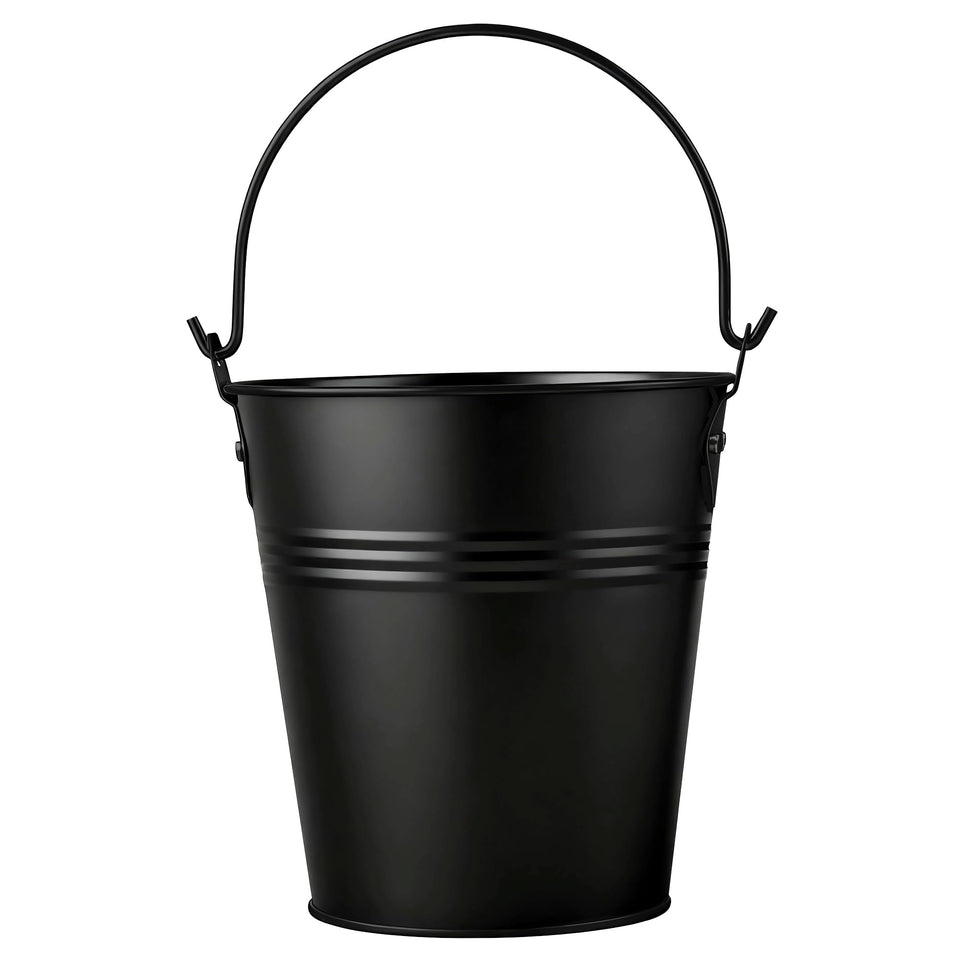 Rixordd grease bucket top view, a sturdy drip catcher for pellet grills.