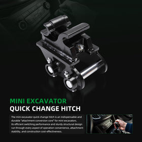 Riyhch quick-change hitch supports faster tool changes on site.