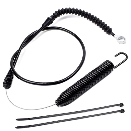 Riyitauto deck engagement cable closeup showing durable PVC sleeve protection.