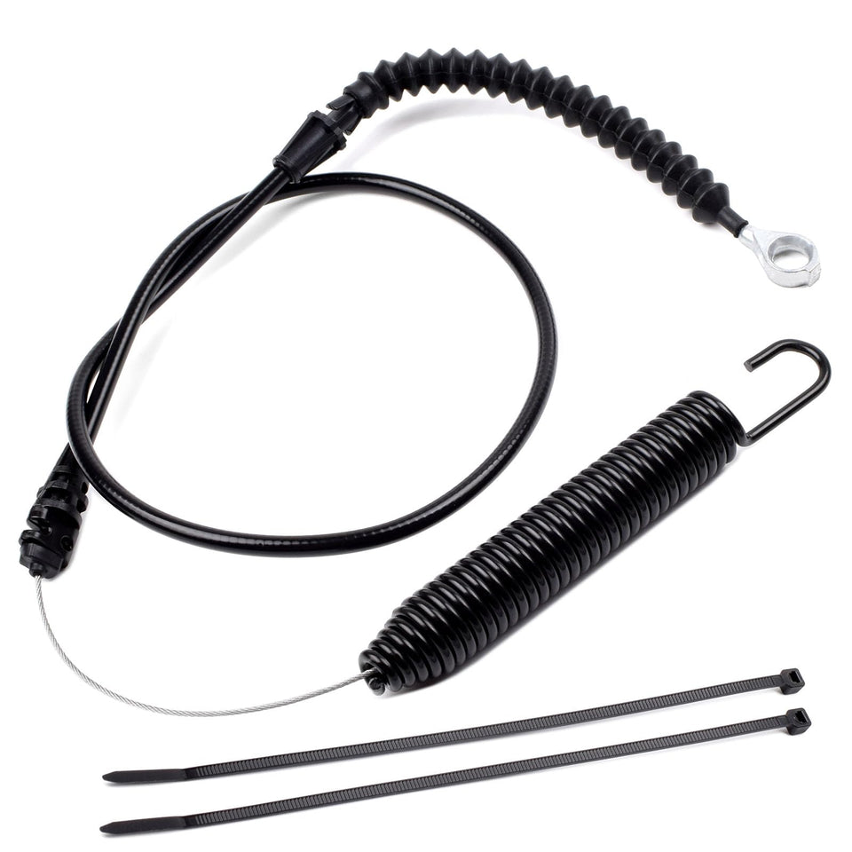 Riyitauto deck engagement cable closeup showing durable PVC sleeve protection.