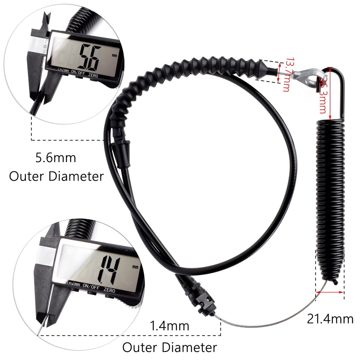 Riyitauto replacement deck cable fits Craftsman and MTD models.