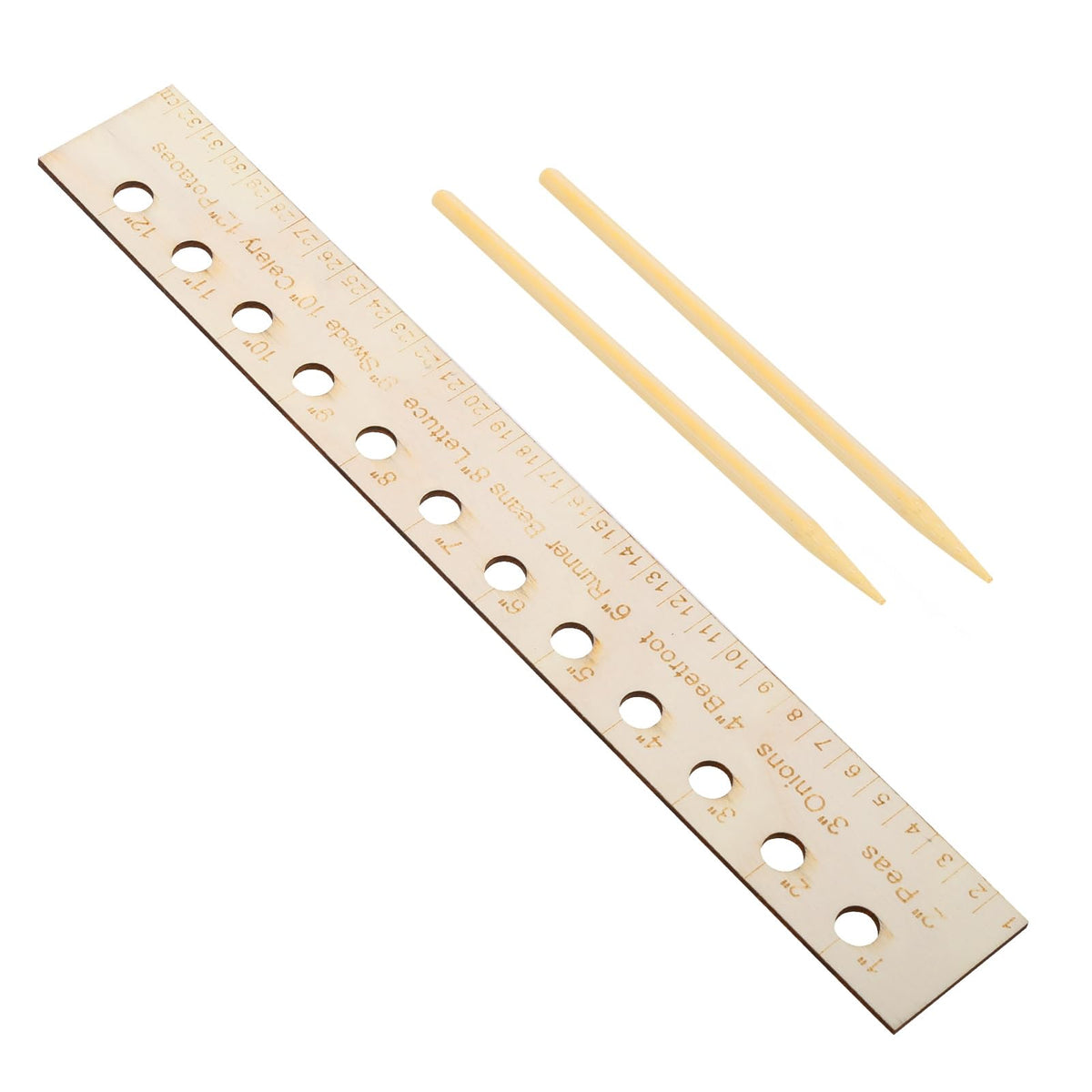 RJLCTH seed spacers organize garden beds efficiently