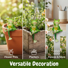 RJVZUKL Sherum Tipsy Frog decor collection for yard scenes