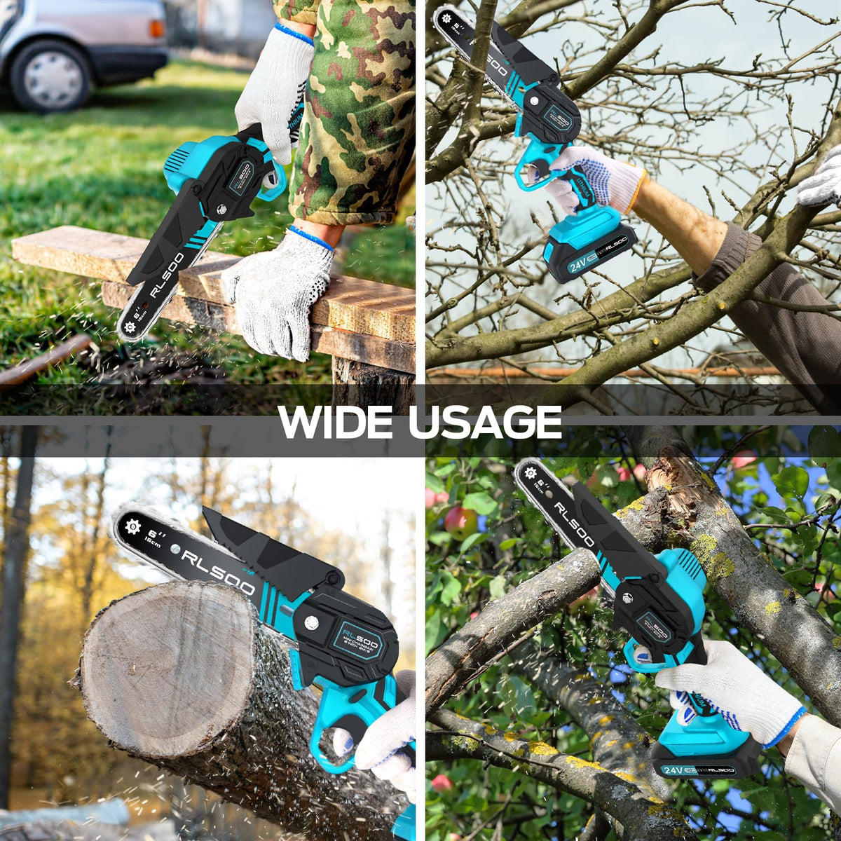 Portable garden pruning tool ideal for courtyard and home yard use