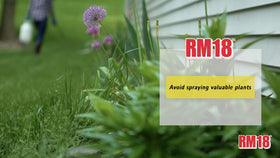RM18 packaging highlights a large 64-ounce bottle.