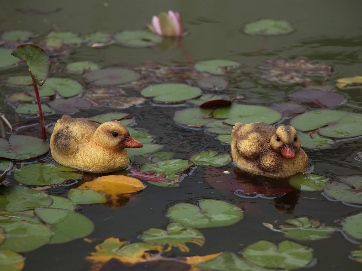 Rmdusk small ducks measure 4.5x2.8x2.4 inches for compact placement.