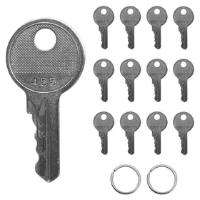RMSPO 12-pack ignition keys compatible with Genie, Skyjack, Terex for fleet readiness