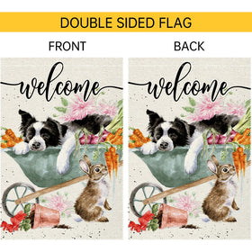 RMXJKIIU 18x12 inch garden flag compatible with standard stands for easy setup.