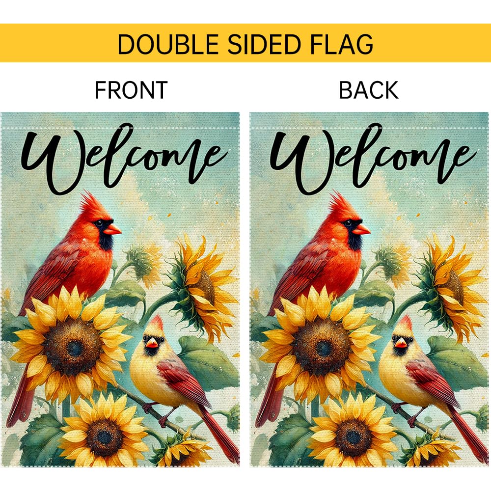 RMXJKIIU sunflowers and cardinals create a warm seasonal vibe.