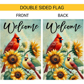RMXJKIIU sunflowers and cardinals create a warm seasonal vibe.