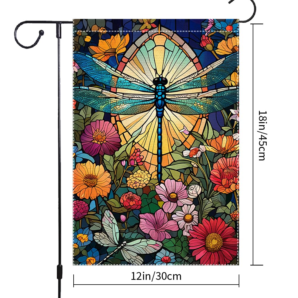 RMXJKIIU garden flag double sided printing for visibility from both sides