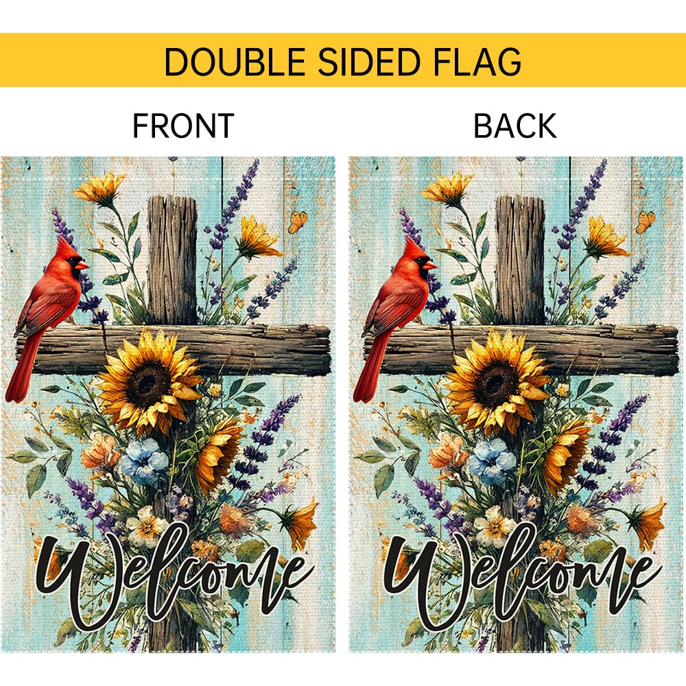 RMXJKIIU weather resistant garden flag for outdoor use