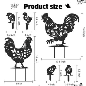 Rngmsi rooster lawn decor brings bold character and a welcoming yard vibe.