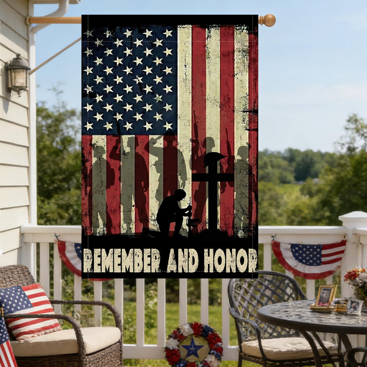 Rngmsi flag features a pole-slot for easy mounting at 9.5 cm