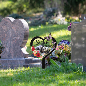 Rngmsi graveside garden marker adds tranquil ambiance