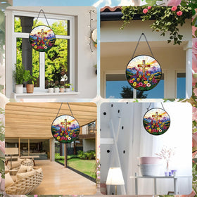 Rngmsi indoor window decor sun catcher enhances home ambiance.