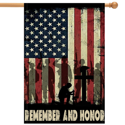 Rngmsi Memorial Day flag, double-sided yard display for vivid outdoor decoration