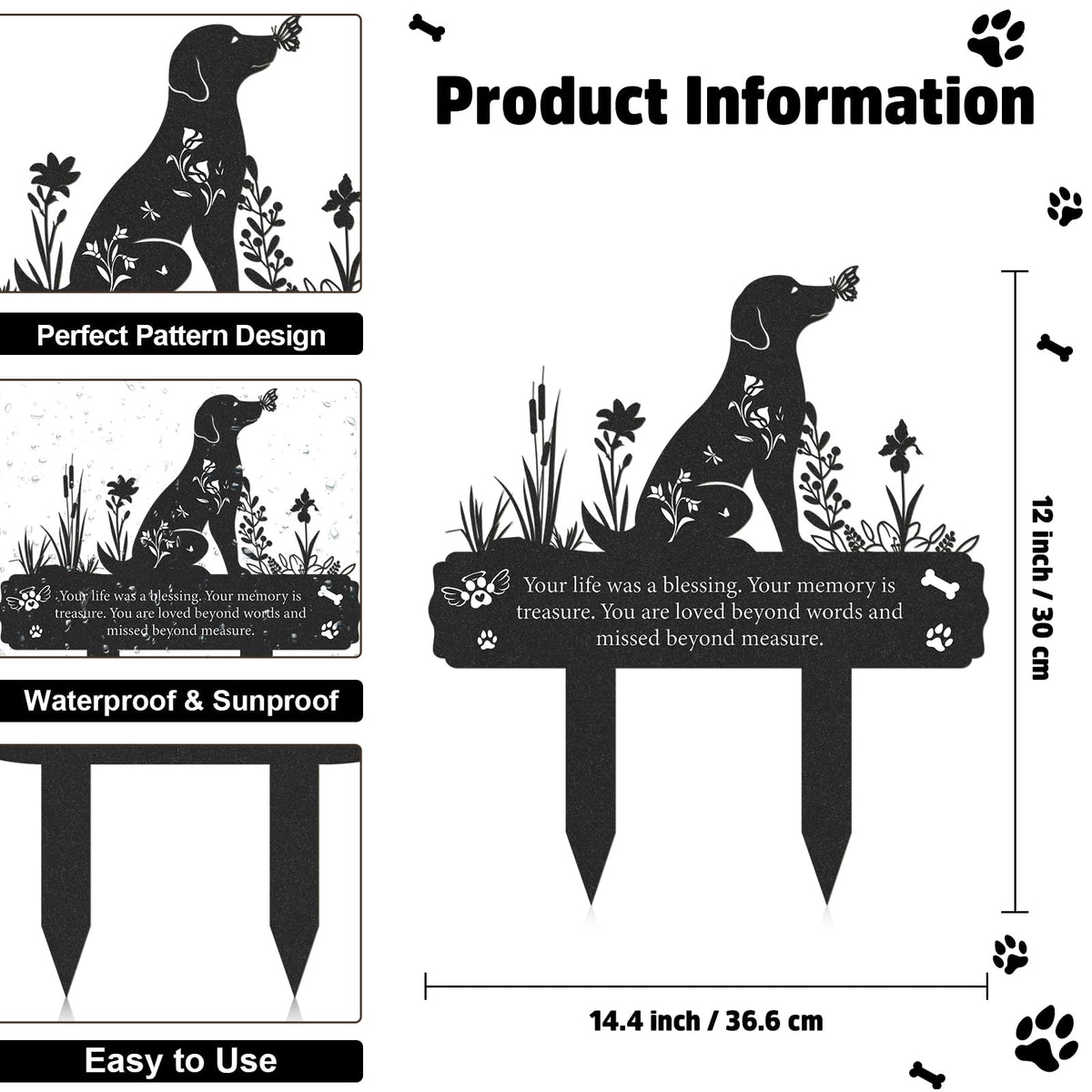 Rngmsi metal-grave-marker outdoors, weather-resistant design for outdoor spaces.