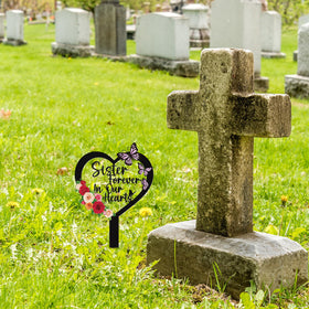 Rngmsi outdoor sympathy plaque suitable for graveside decor