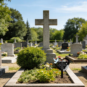 Rngmsi outdoor tribute decor enhances garden spaces with gentle symbolism.