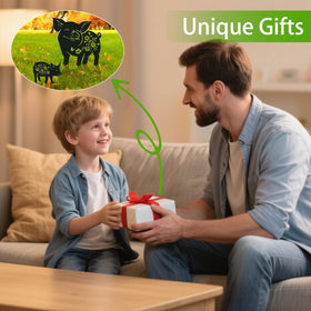 Rngmsi pig stake serves as a memorable gift for animal lovers and garden enthusiasts.