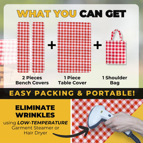 RNOONY elastic corners and soft flannel backing ensure a secure fit.