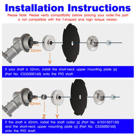 RO6G blade kit hardware in high-hardness stainless steel, corrosion resistant.