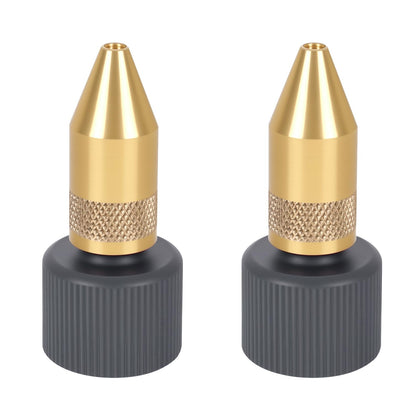 RO6G 182919 brass adjustable nozzle for consistent garden spraying.
