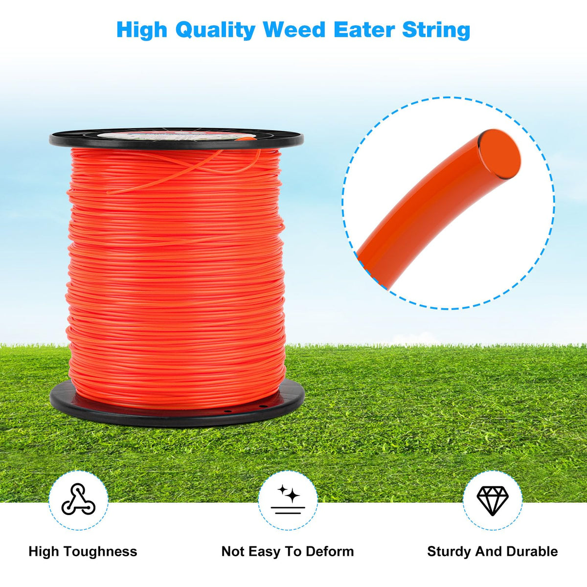 RO6G compatibility highlights Echo, Husqvarna, Ryobi with 0.095 inch trimmer line