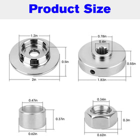 RO6G Echo brush cutter blade kit parts in stainless steel for longevity.