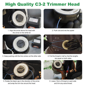 RO6G FSA57 use around lawns and edges on a trimmer head