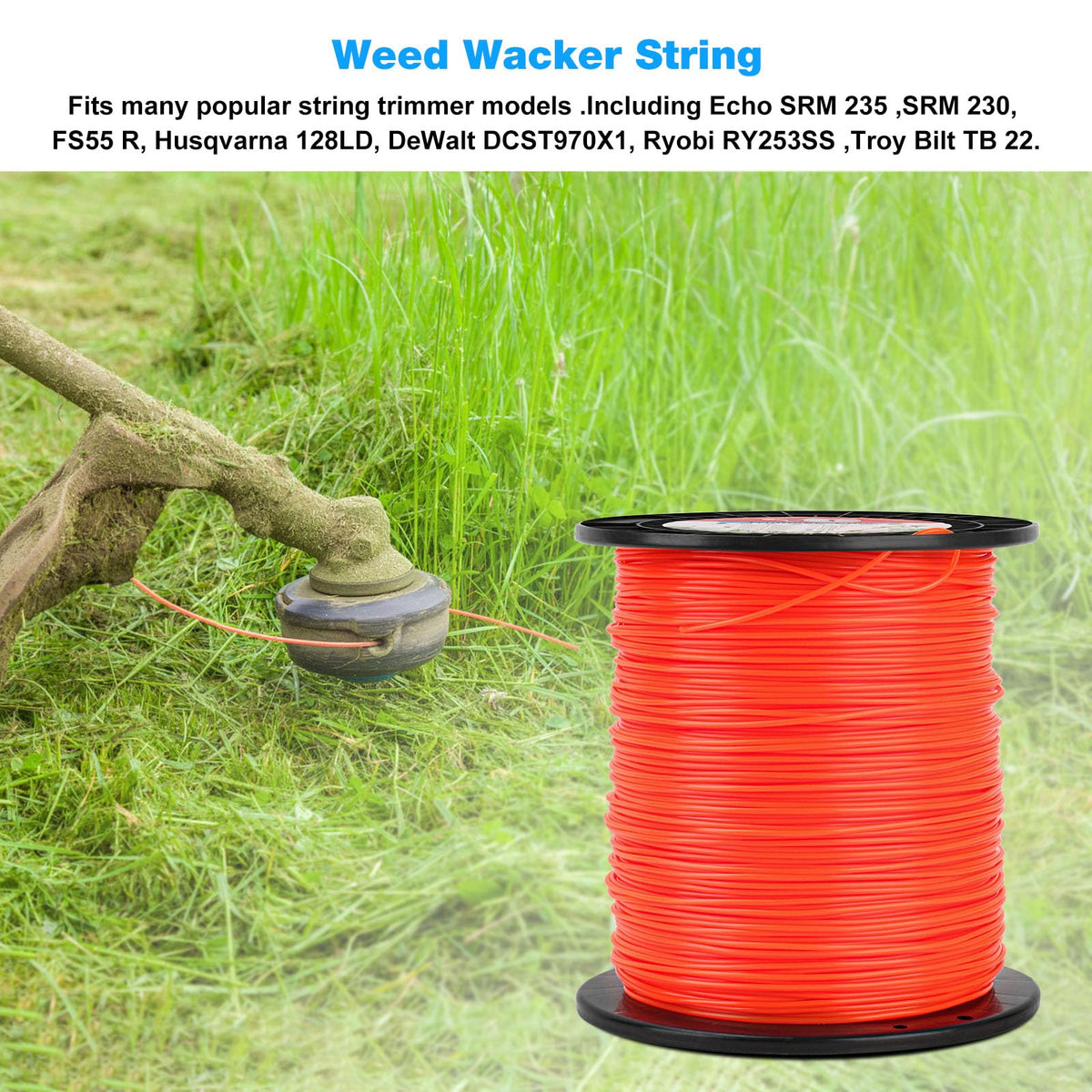 RO6G heavy-duty trimmer line emphasizes durability for long trimming sessions