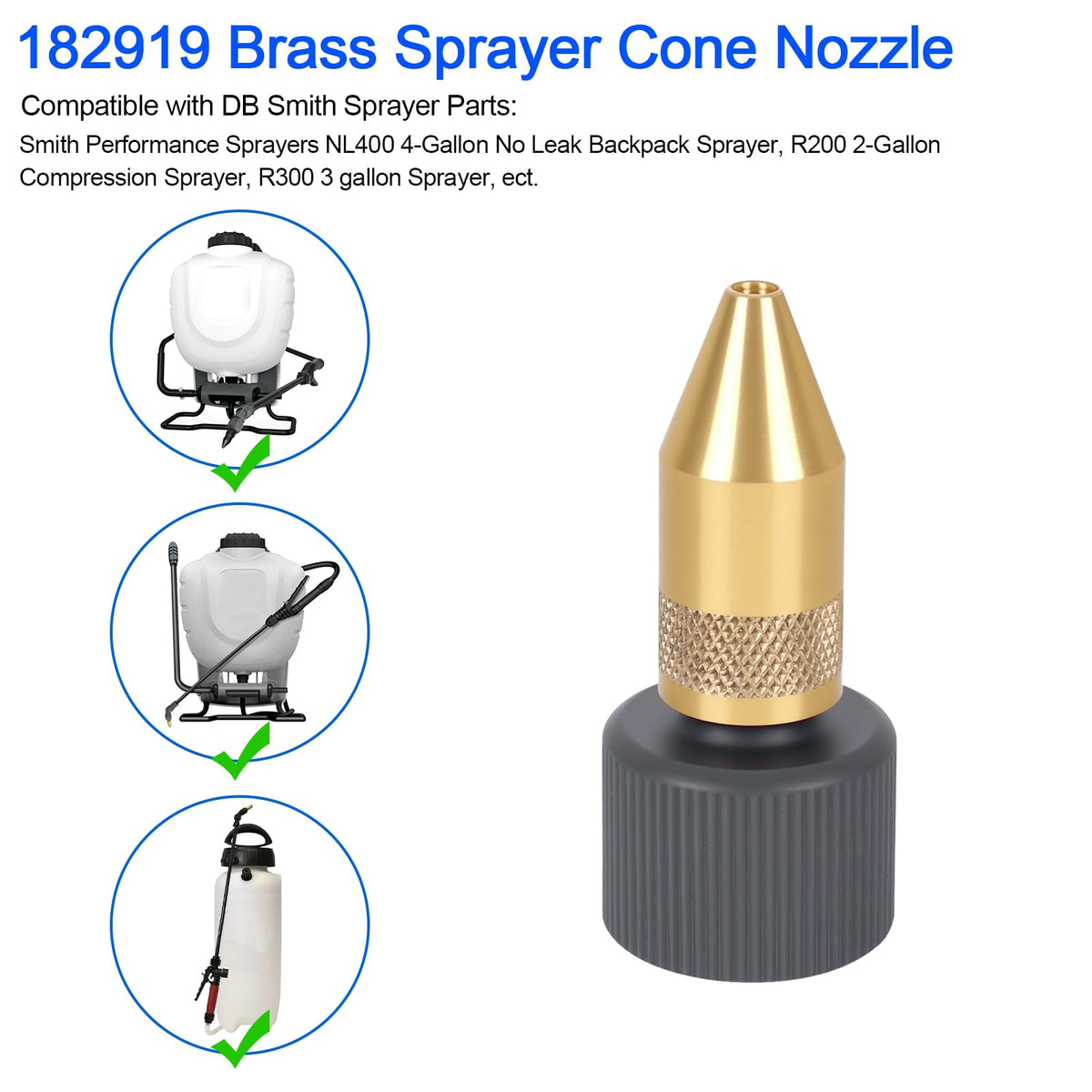 RO6G R200/R300 compatible nozzle tip for precise spot spraying.