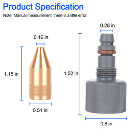 RO6G nozzle with built-in gasket ensures a thick seal for steady performance.