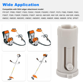 RO6G durable plastic Stihl Kombi sleeve withstands impact during cuttings