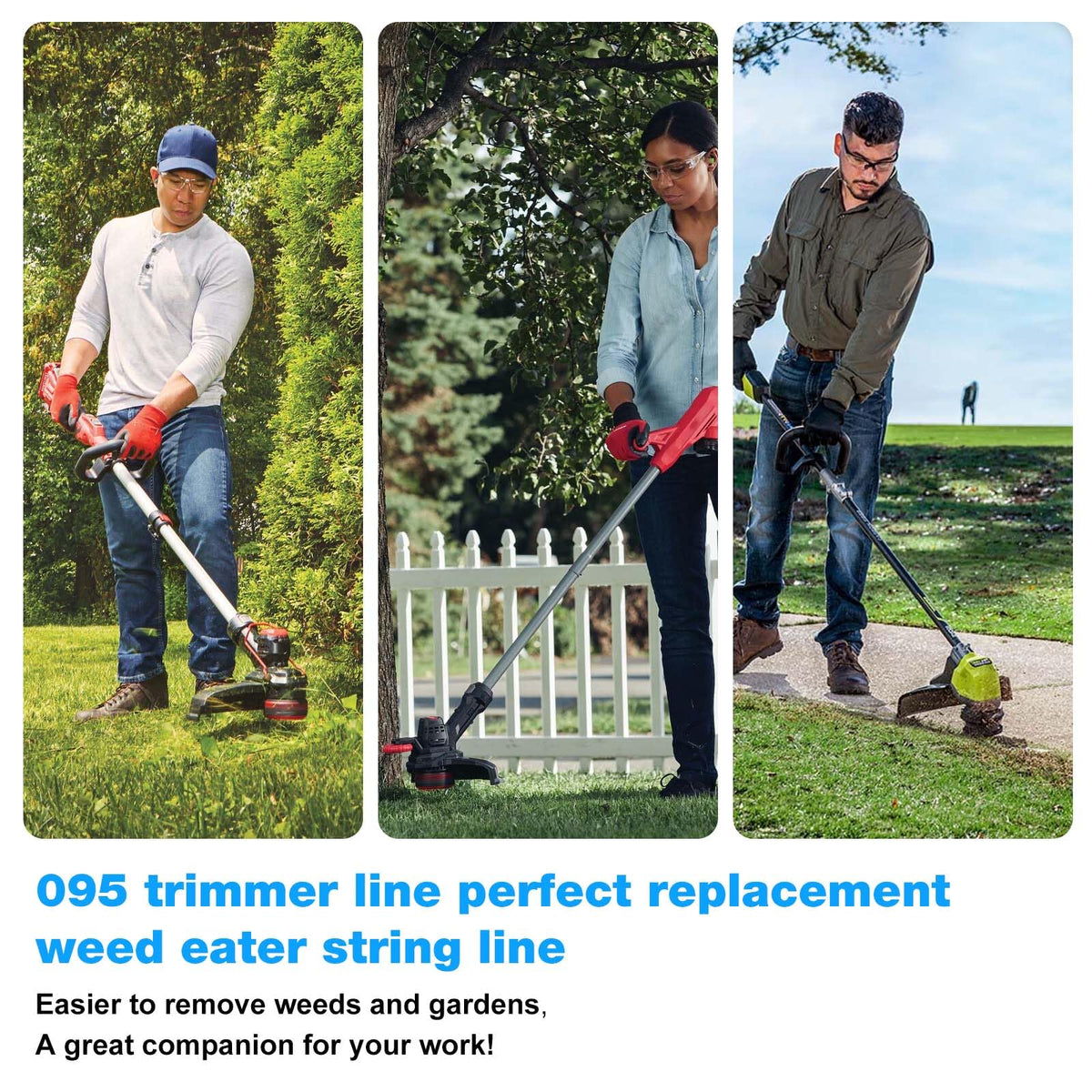 RO6G weed wacker string 5lb spool delivering durable performance for heavy lawn edges