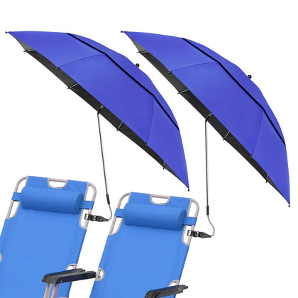 Roacasumy double canopy design provides cooler shade on sunny days.