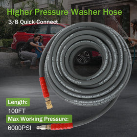 ROADFAR hose side view shows flexibility for maneuvering around equipment