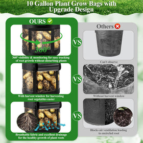 ROADPLUM Complete Garden Bag Set includes tools for easy planting.