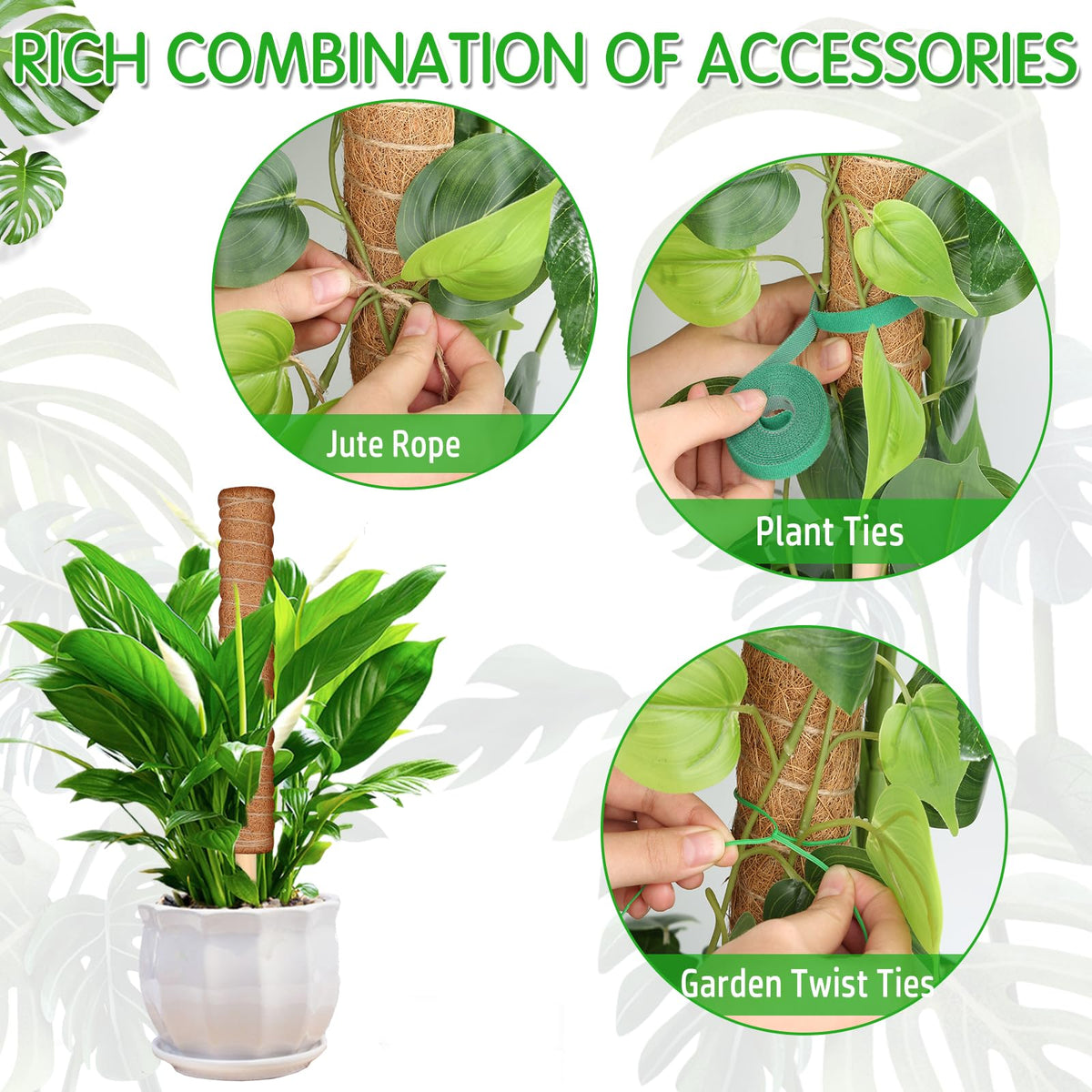 ROADPLUM moss pole kit full view shows unified system