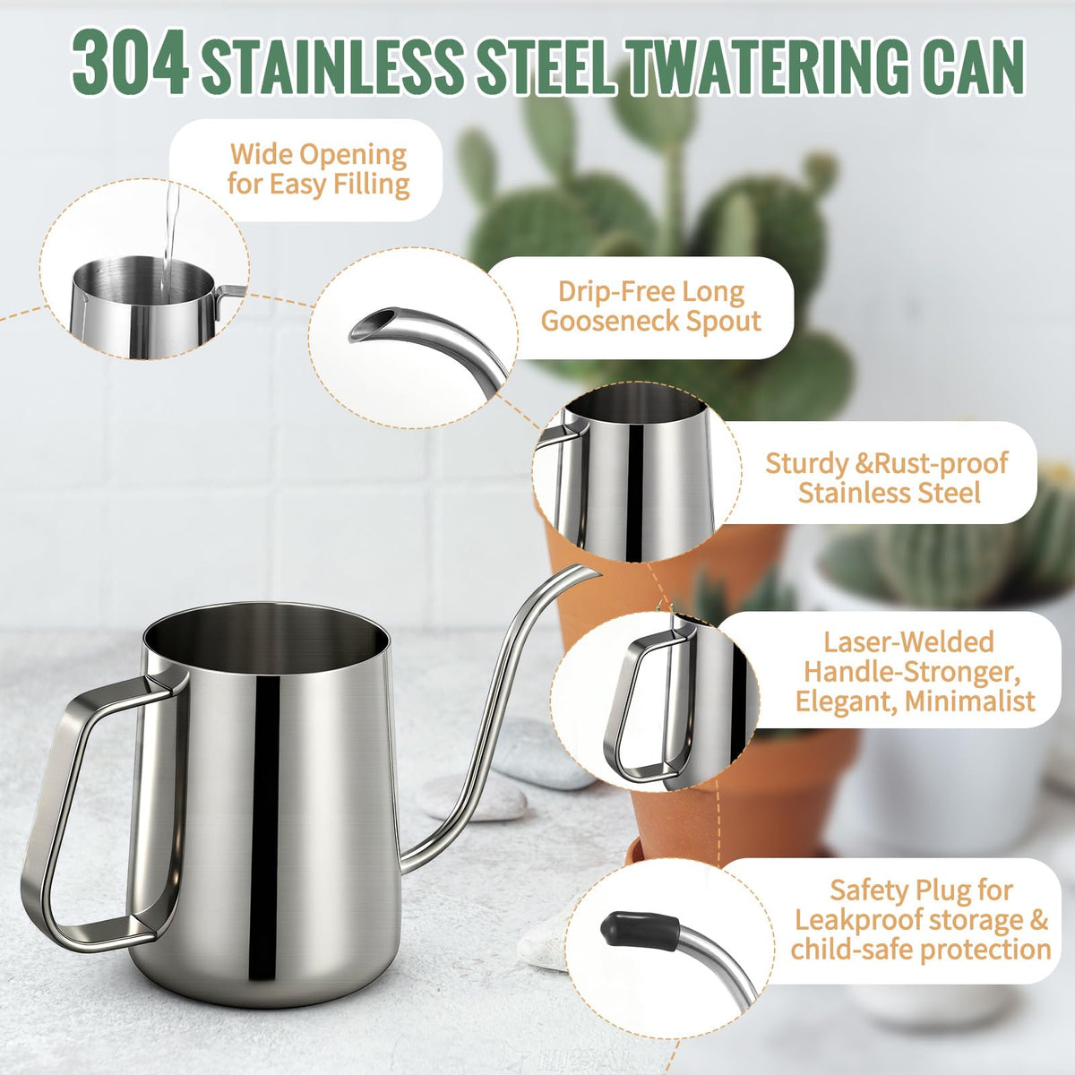 Roamall stainless steel finish looks elegant in modern and rustic setups.