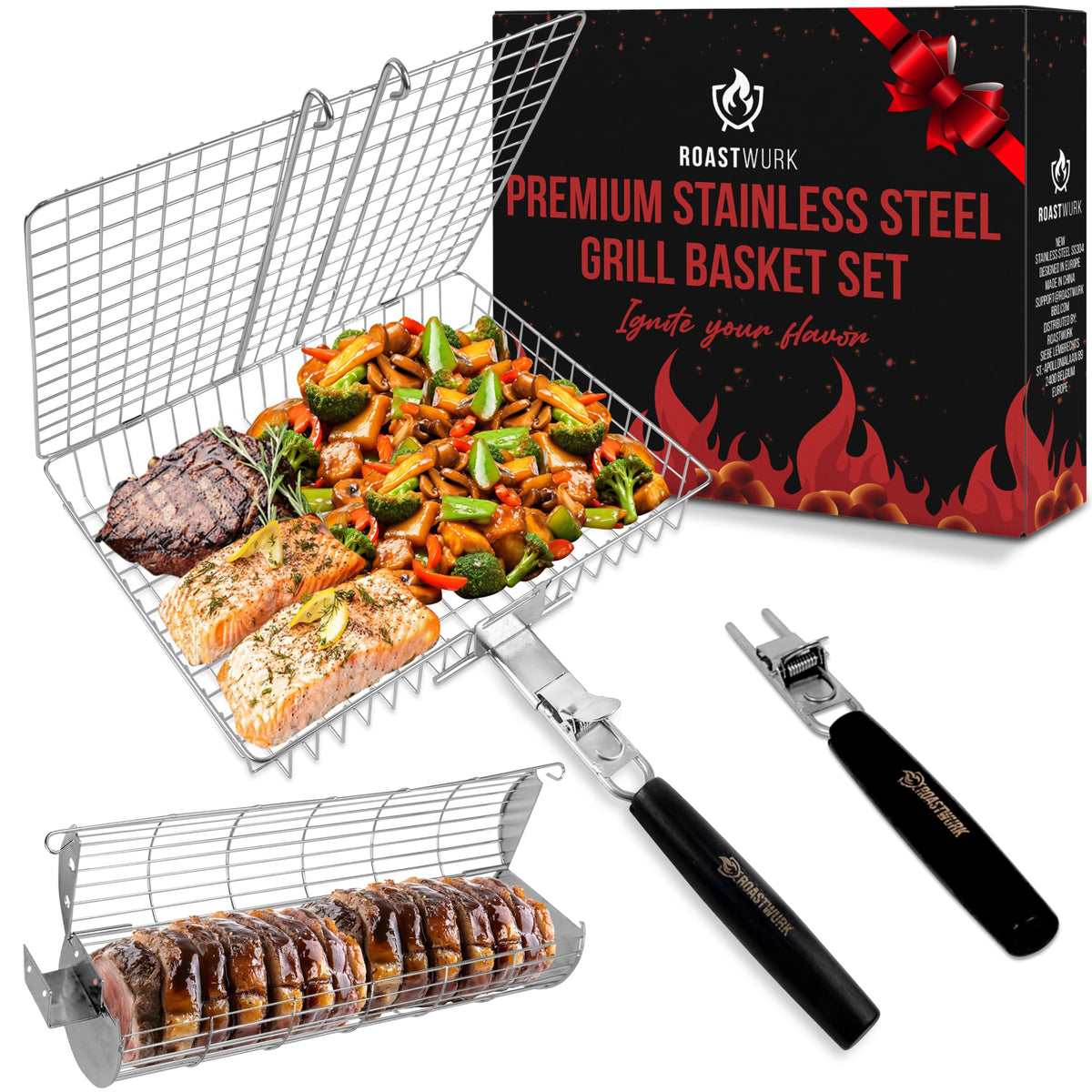 Roastwurks portable camping design makes outdoor cooking easy on trips.