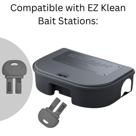 Robby's Cloud Exterminator's Choice black bait box key for safe use