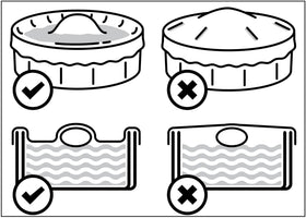Robelle cover floats loosely on water and adapts to large top rails.