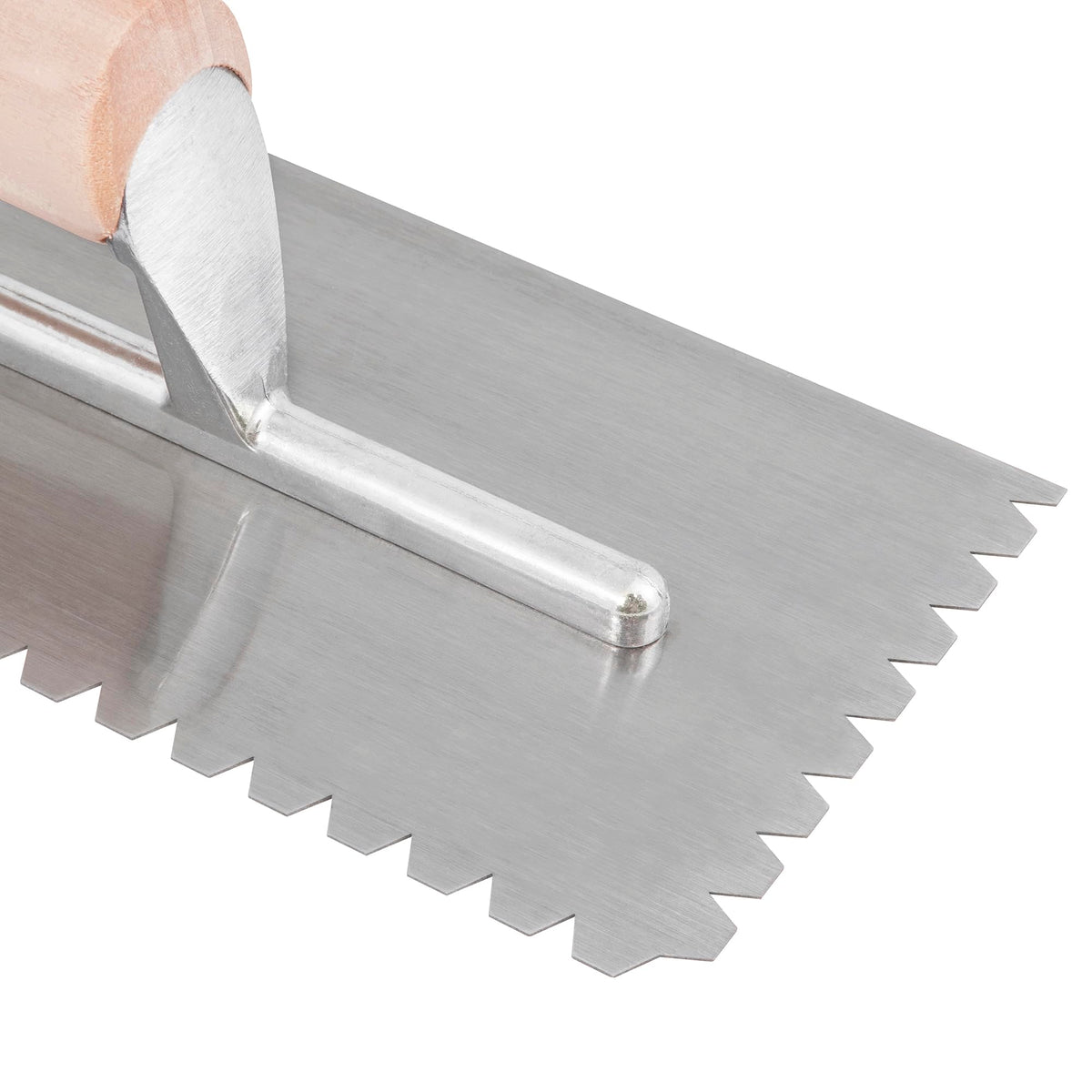 ROBERTS wood-handle design offering a firm, comfortable grip during installation