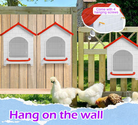 Rockever Nesting Box features an easy-clean design for quick maintenance.