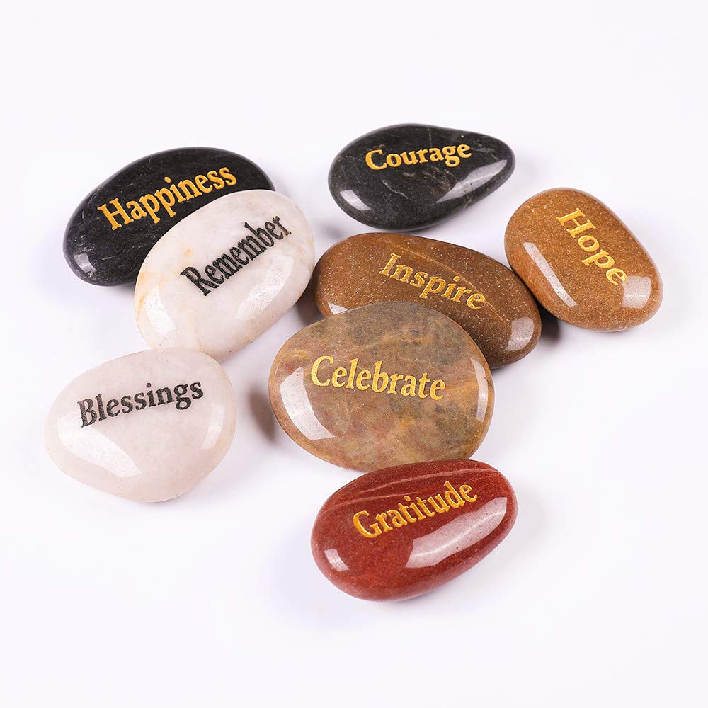 ROCKIMPACT varied-colors-stones bring visual variety to gifts or decor