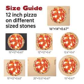 ROCKSHEAT oval-rectangular stone enables versatile baking in oven and grill.