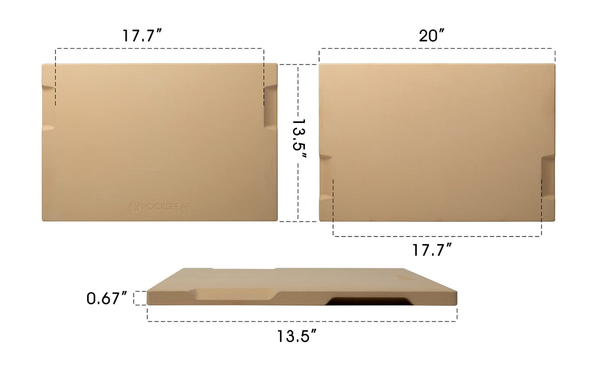 ROCKSHEAT 1400°F resistance supports intense cooking sessions